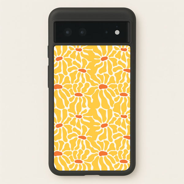 Yellow Flowers - Summer - Summer Phone Case for Google Pixel 6