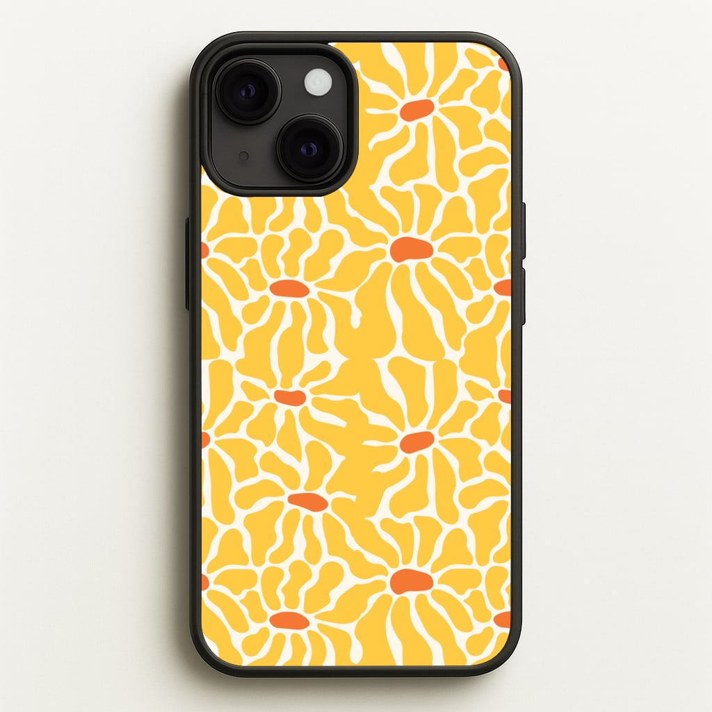Yellow Flowers - Summer - Summer Phone Case for iPhone 13 Mini
