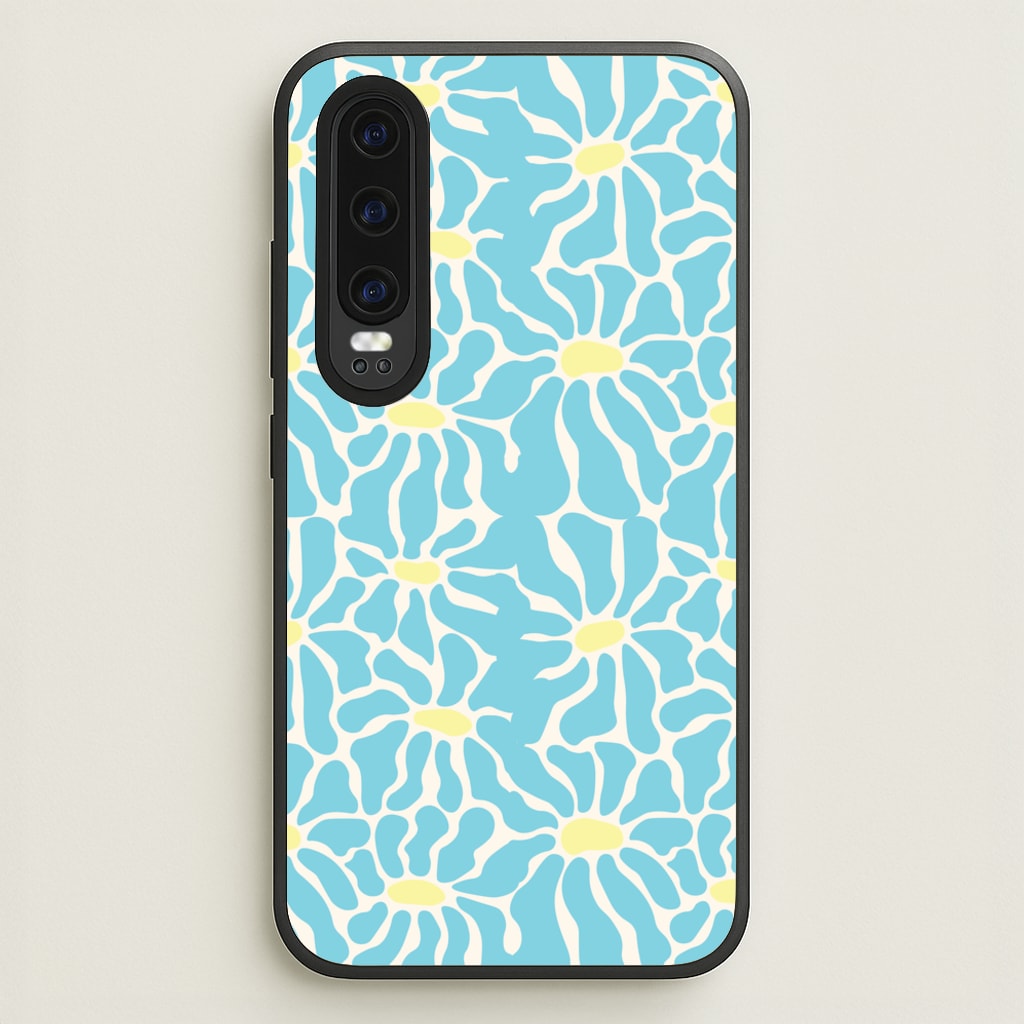 Blue Flowers - Summer - Summer Phone Case for Huawei P30