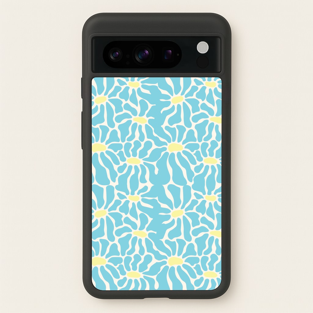 Blue Flowers - Summer - Summer Phone Case for Google Pixel 8 Pro