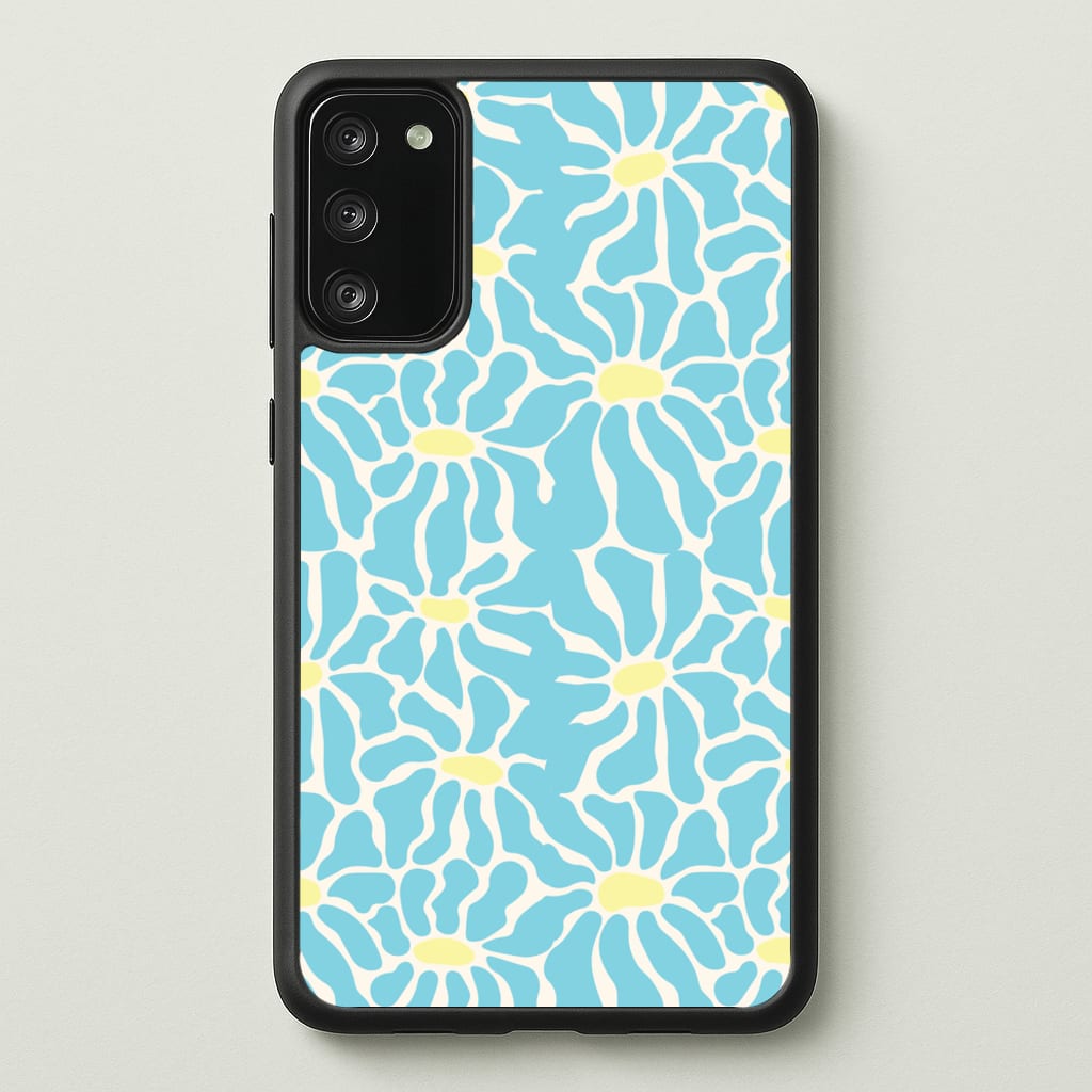 Blue Flowers - Summer - Summer Phone Case for Galaxy S20