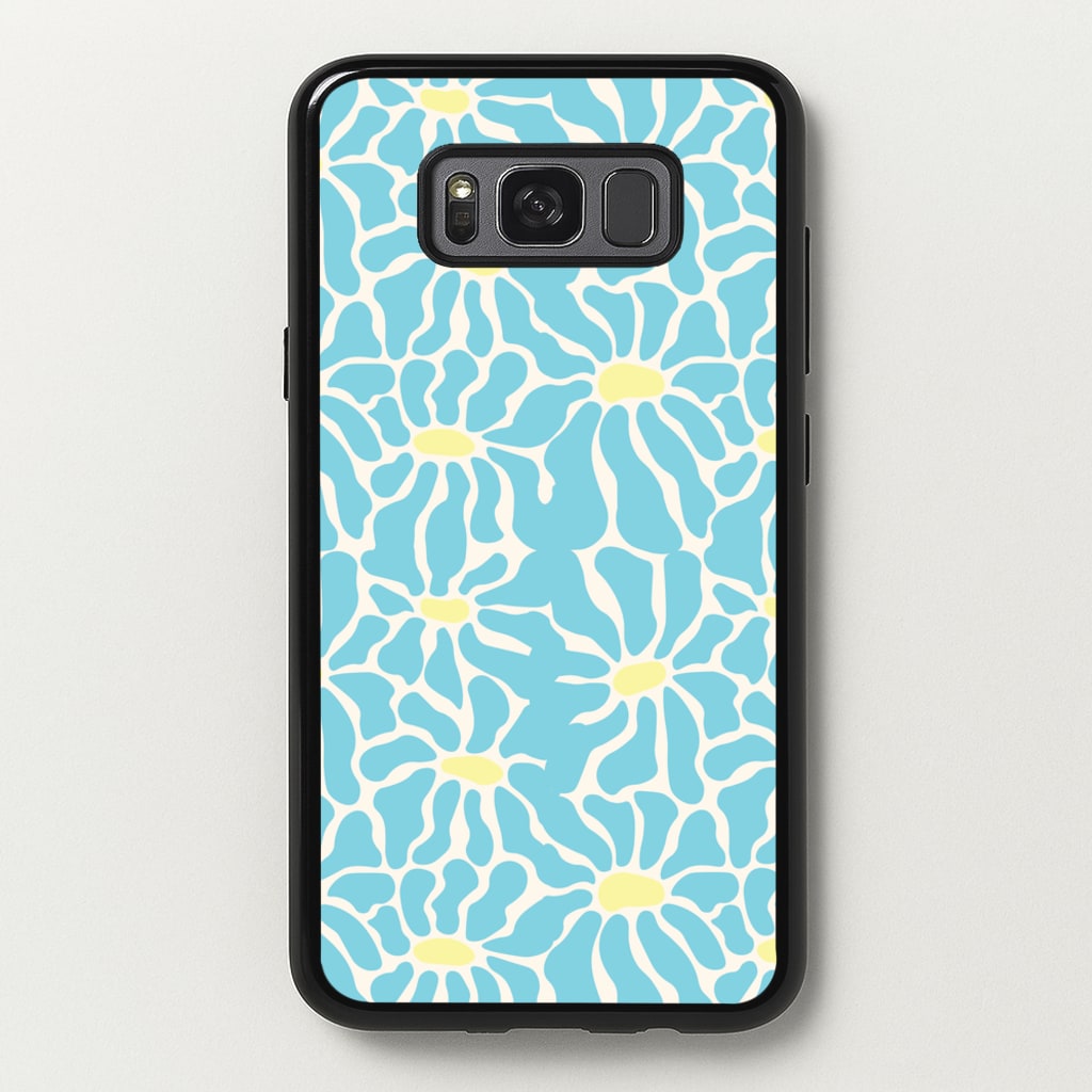 Blue Flowers - Summer - Summer Phone Case for Galaxy S8 Plus