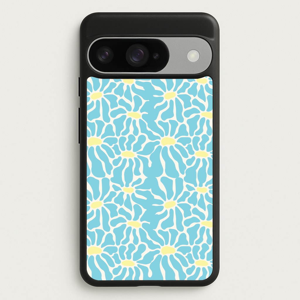 Blue Flowers - Summer Phone Case for Google Pixel 10 / 10 Pro