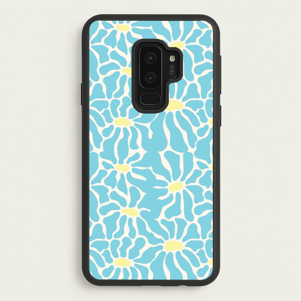 Blue Flowers - Summer - Summer Phone Case for Galaxy S9 Plus