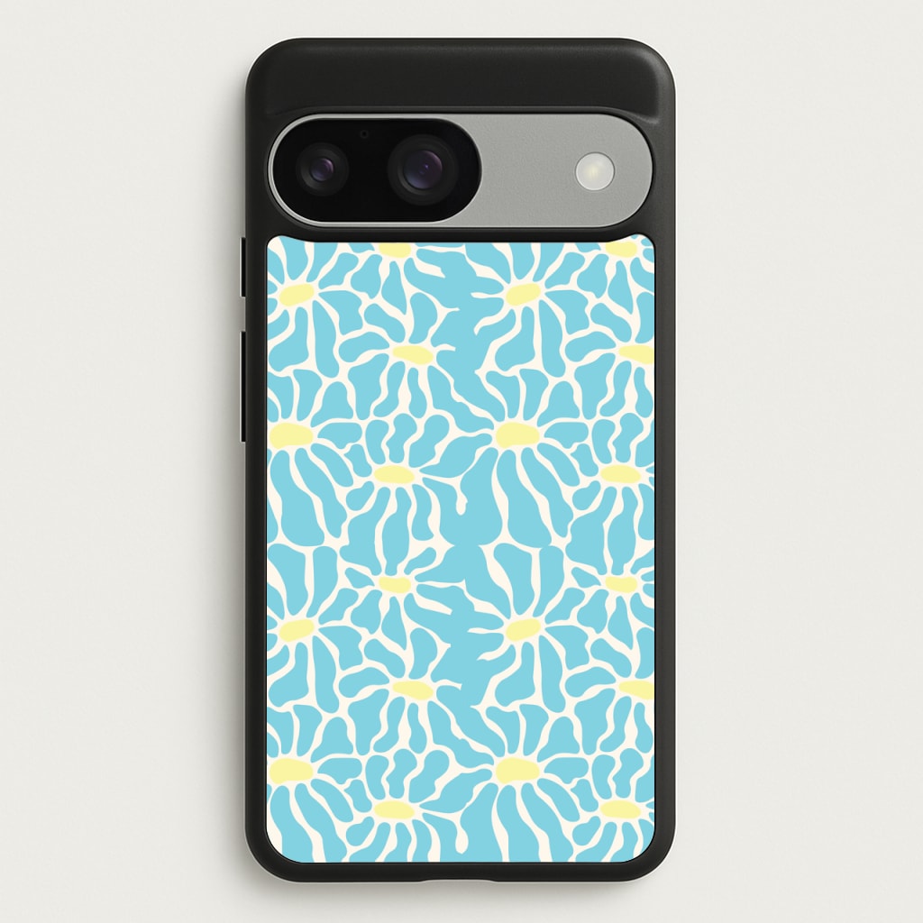 Blue Flowers - Summer - Summer Phone Case for Google Pixel 9 / 9 Pro