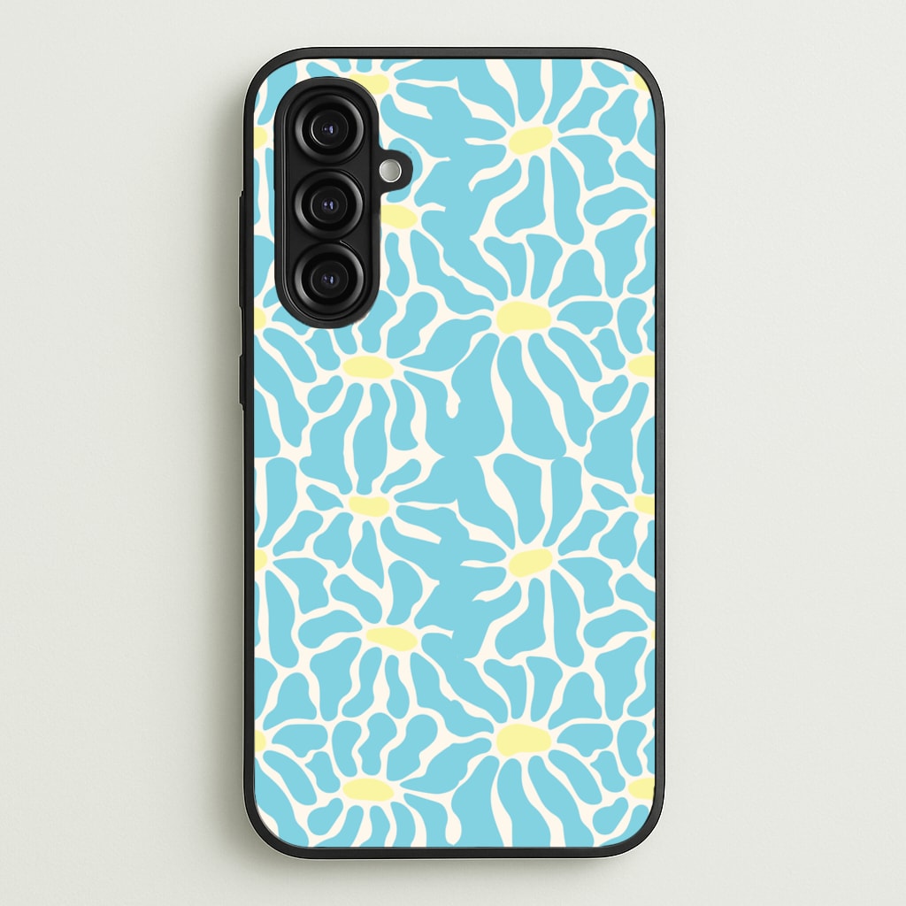 Blue Flowers - Summer - Summer Phone Case for Galaxy A16