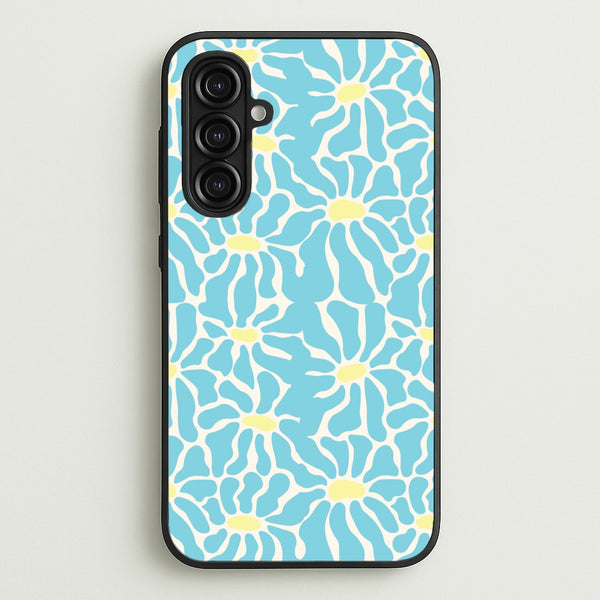 Blue Flowers - Summer - Summer Phone Case for Galaxy A16