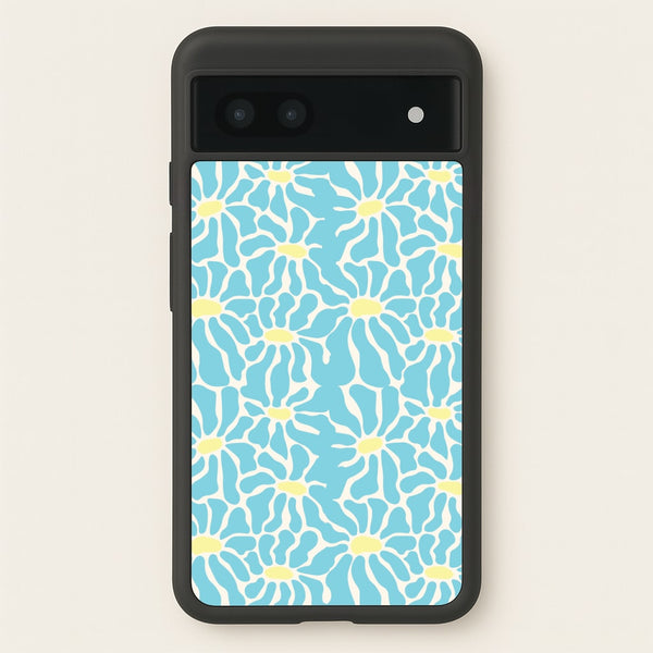 Blue Flowers - Summer - Summer Phone Case for Google Pixel 7a
