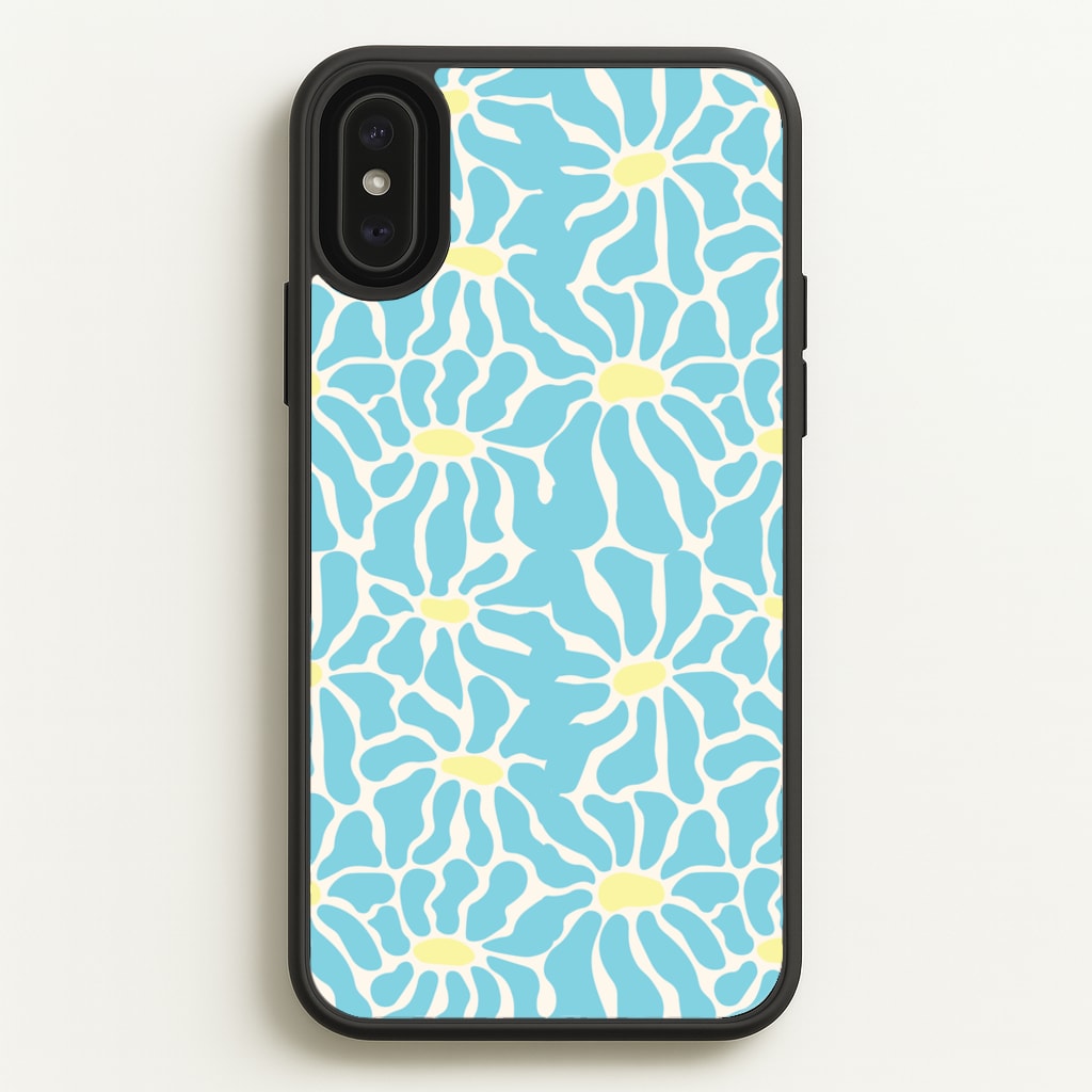 Blue Flowers - Summer - Summer Phone Case for iPhone XS Max