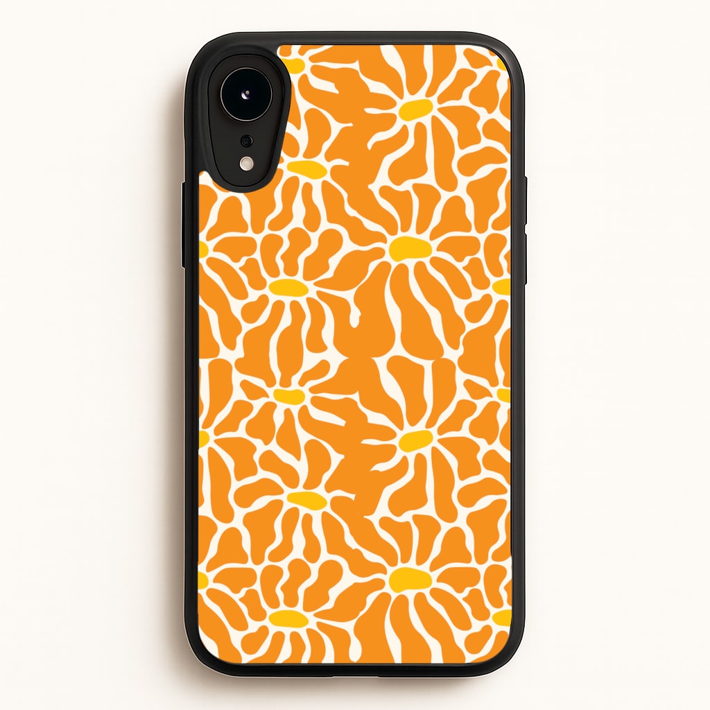 Orange Flowers - Summer - Summer Phone Case for iPhone XR