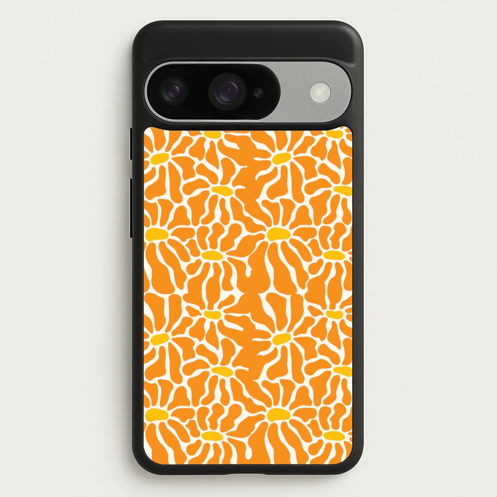 Orange Flowers - Summer Phone Case for Google Pixel 10 / 10 Pro