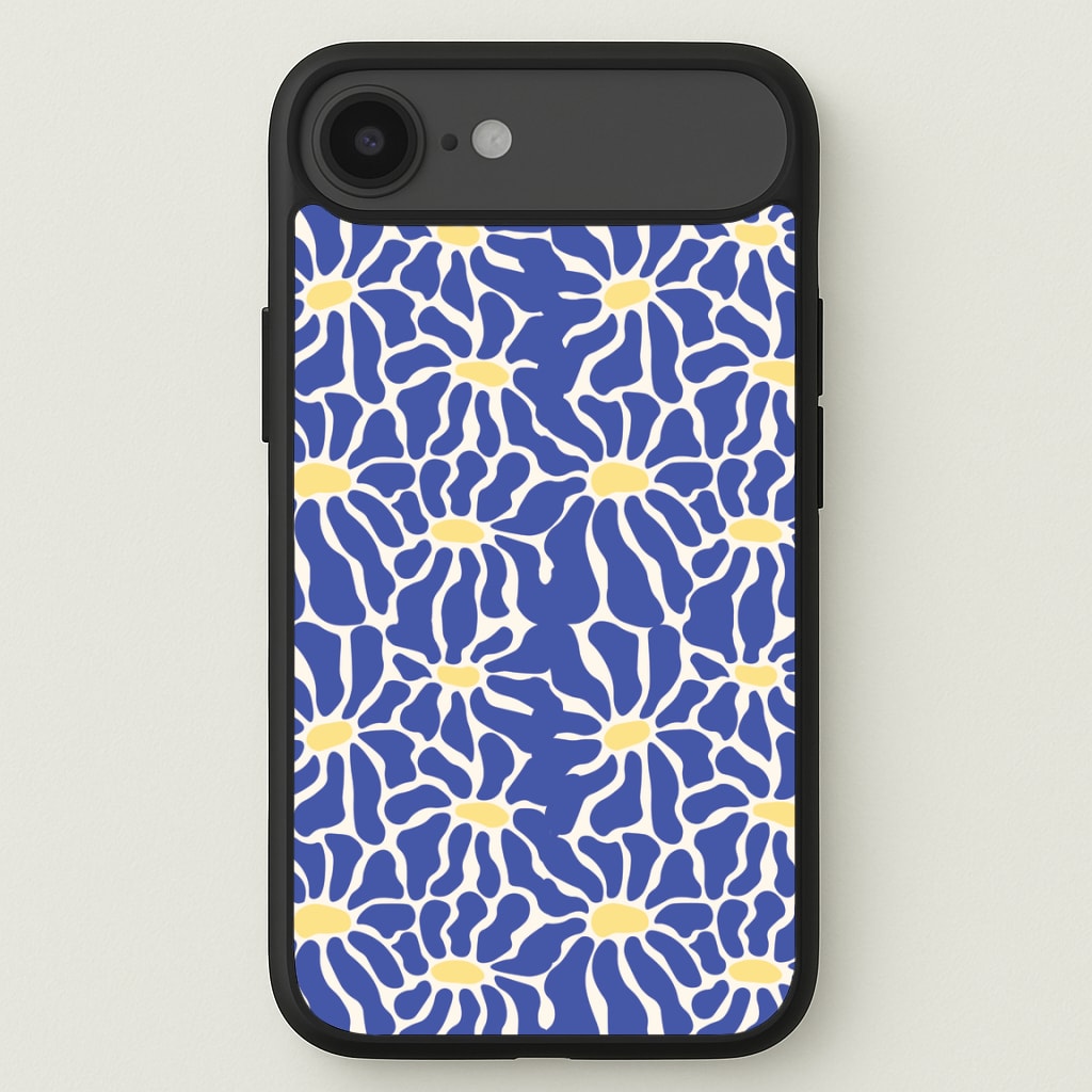 Dark Blue Flowers - Summer Phone Case for iPhone 17 Air