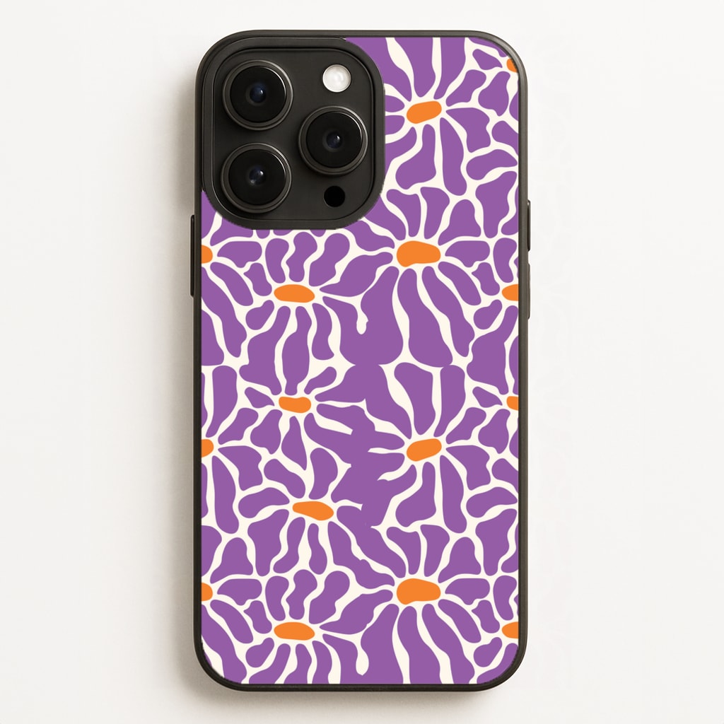 Purple Flowers - Summer - Summer Phone Case for iPhone 16 Pro Max