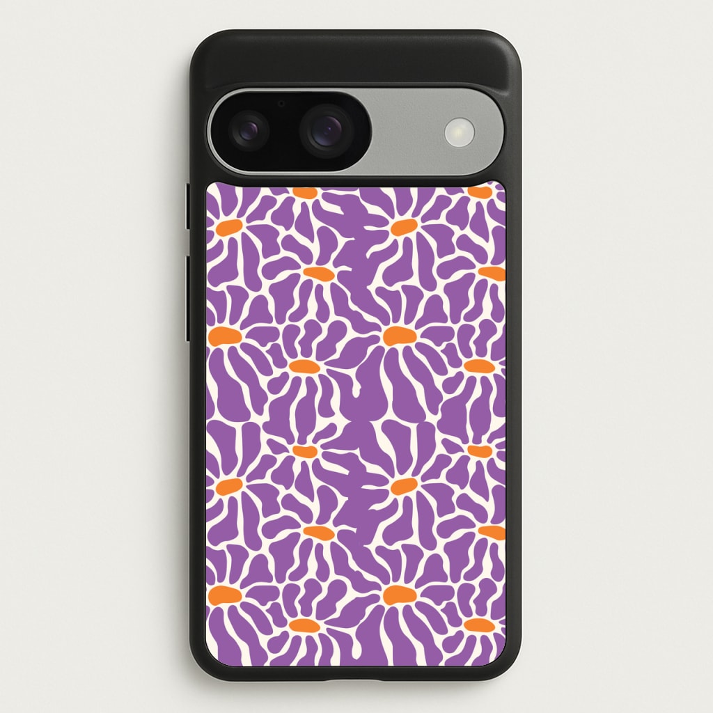 Purple Flowers - Summer - Summer Phone Case for Google Pixel 9 / 9 Pro