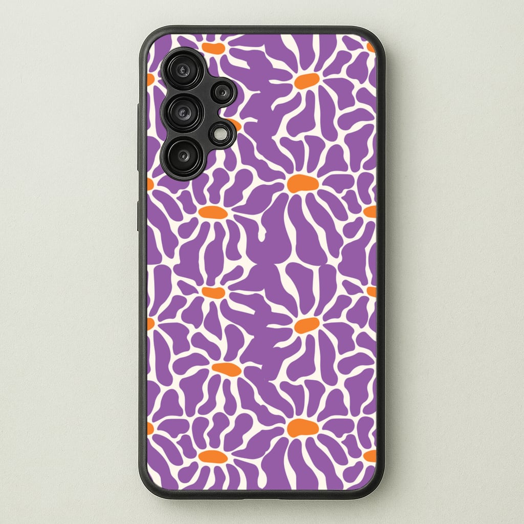 Purple Flowers - Summer - Summer Phone Case for Galaxy A13