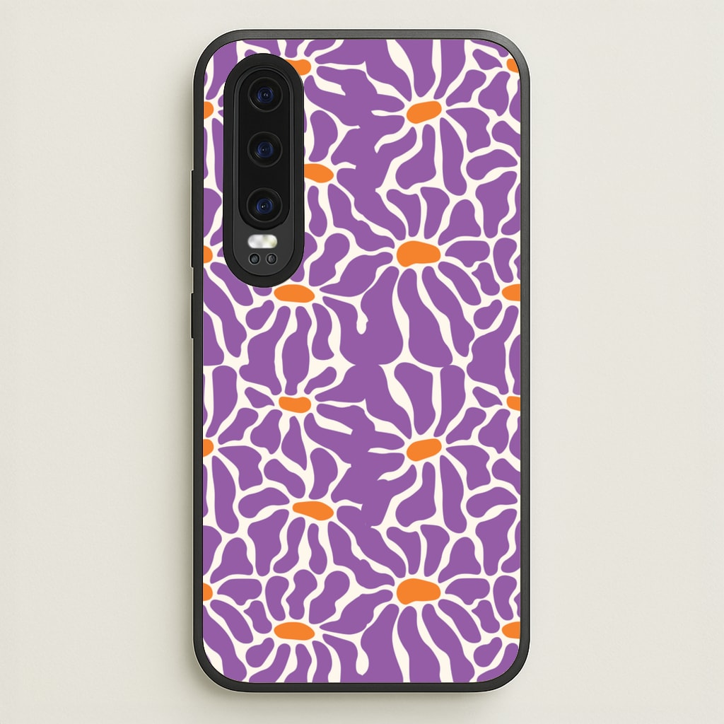 Purple Flowers - Summer - Summer Phone Case for Huawei P30