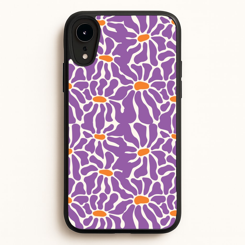 Purple Flowers - Summer - Summer Phone Case for iPhone XR