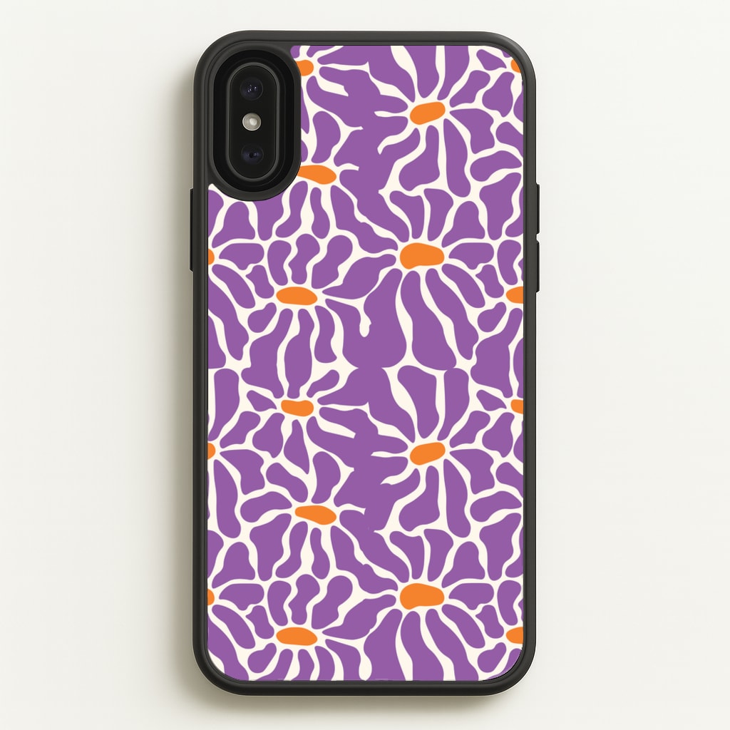 Purple Flowers - Summer - Summer Phone Case for iPhone XS Max