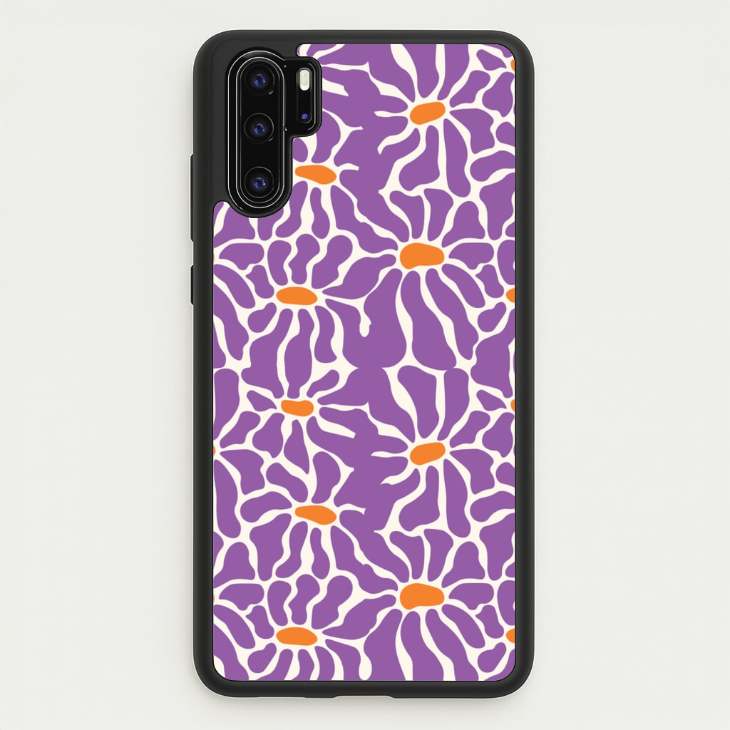 Purple Flowers - Summer - Summer Phone Case for Huawei P30 Pro