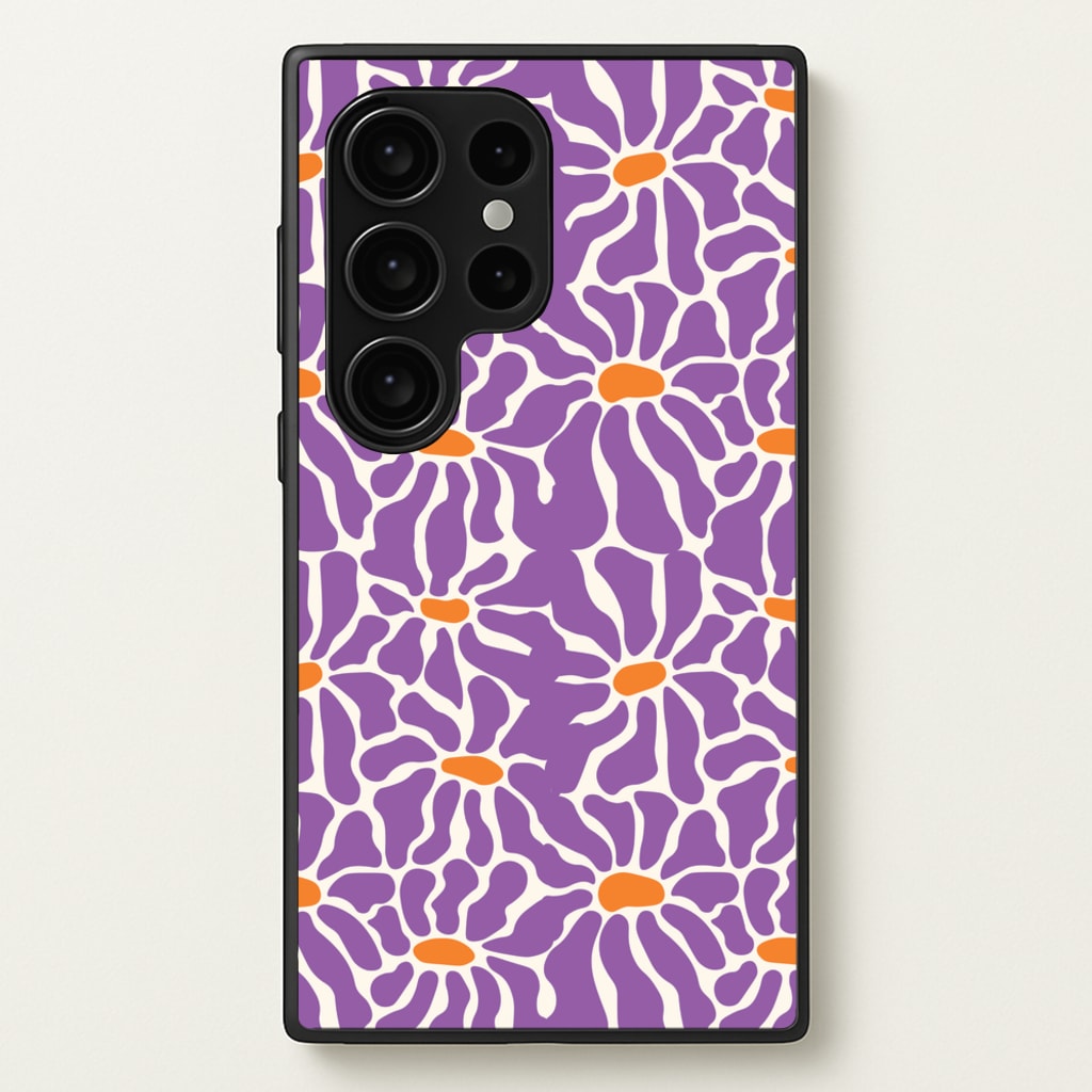 Purple Flowers - Summer - Summer Phone Case for Galaxy S24 Ultra