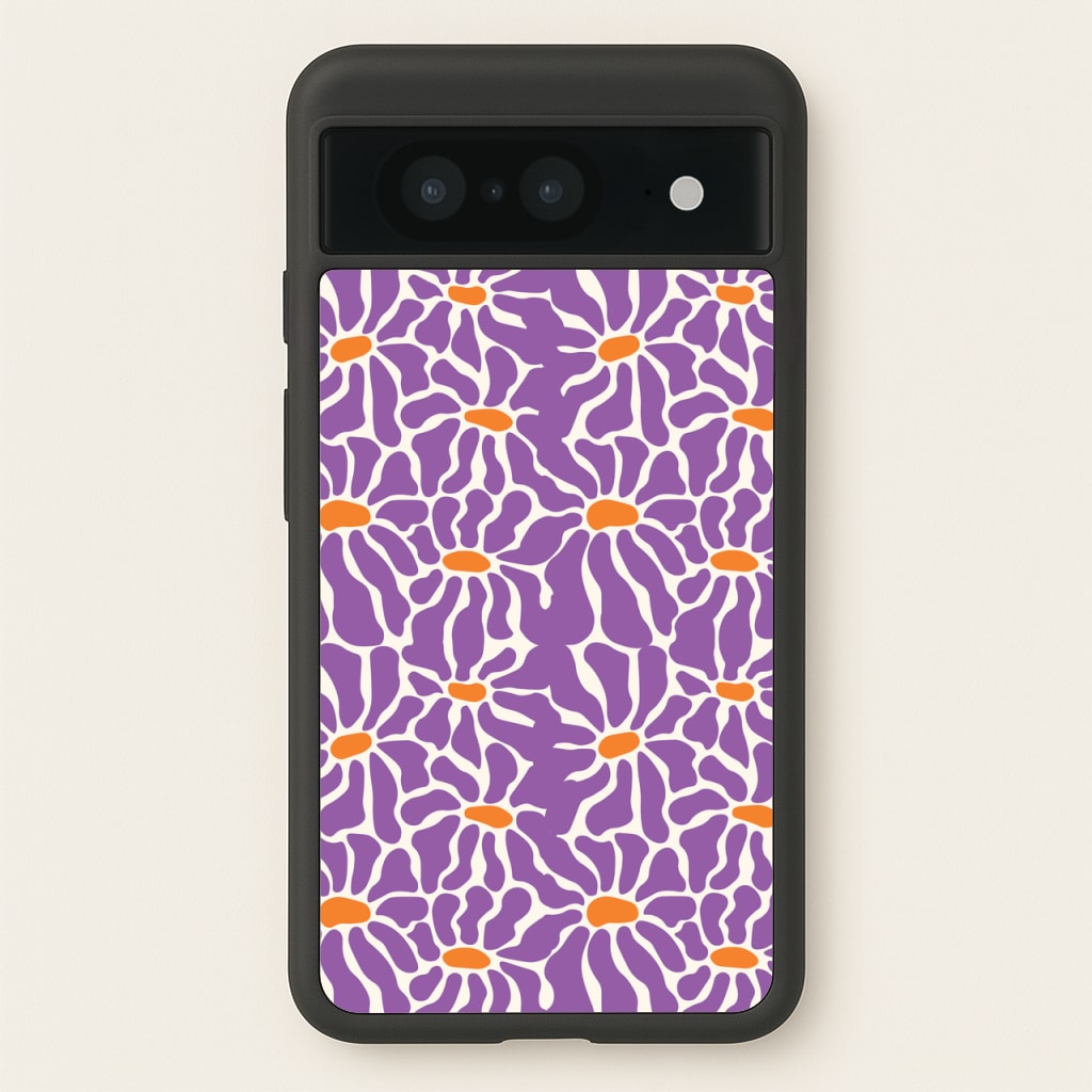 Purple Flowers - Summer - Summer Phone Case for Google Pixel 8
