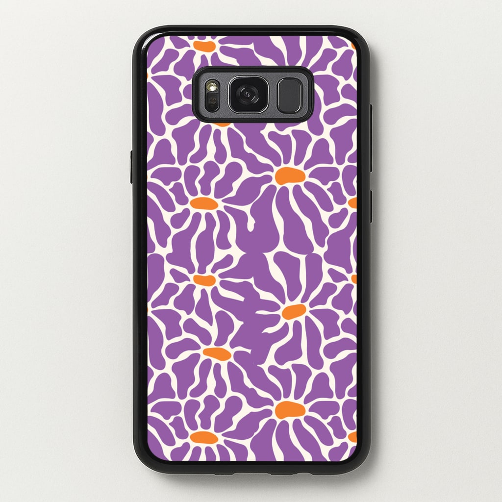 Purple Flowers - Summer - Summer Phone Case for Galaxy S8