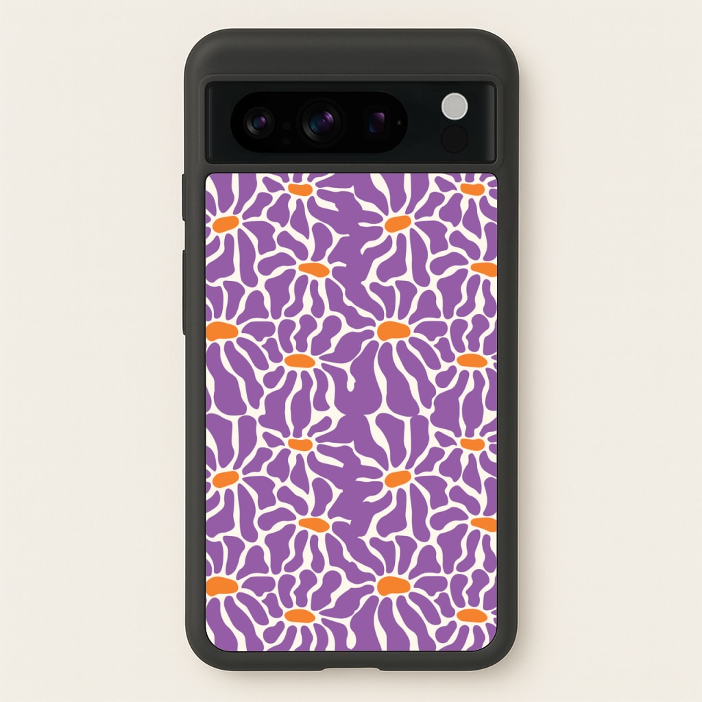 Purple Flowers - Summer - Summer Phone Case for Google Pixel 8 Pro