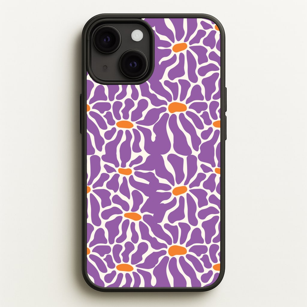 Purple Flowers - Summer - Summer Phone Case for iPhone 13 Mini