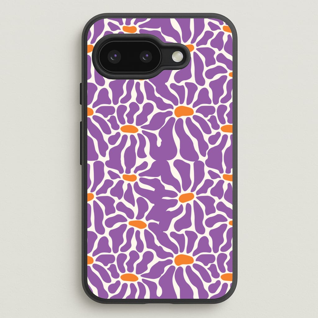 Purple Flowers - Summer - Summer Phone Case for Google Pixel 9a