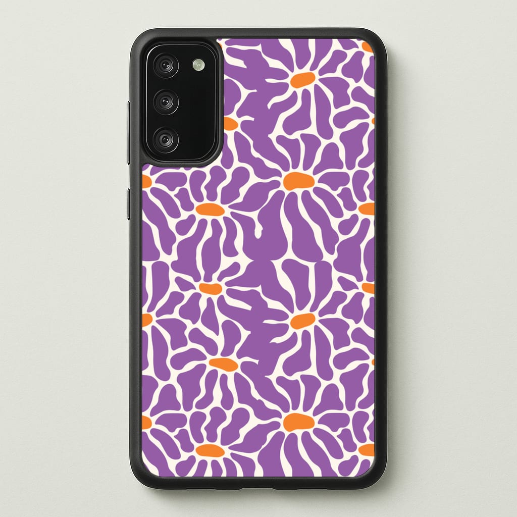 Purple Flowers - Summer - Summer Phone Case for Galaxy S20FE
