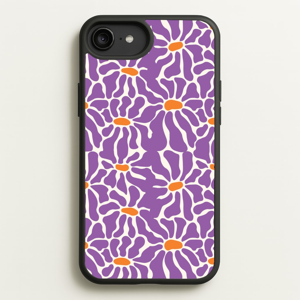 Purple Flowers - Summer - Summer Phone Case for iPhone 6 Plus / 7 Plus / 8 Plus