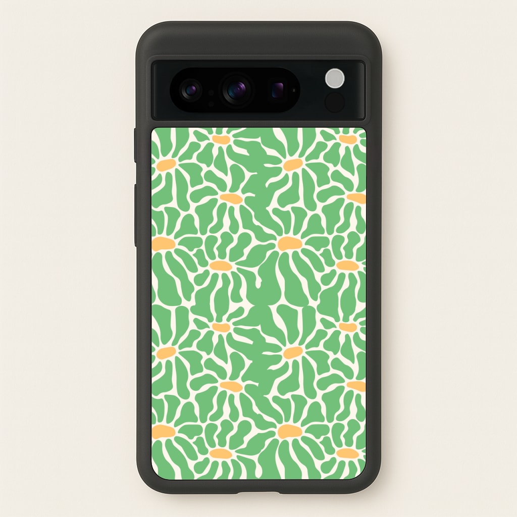 Green Flowers - Summer - Summer Phone Case for Google Pixel 8 Pro