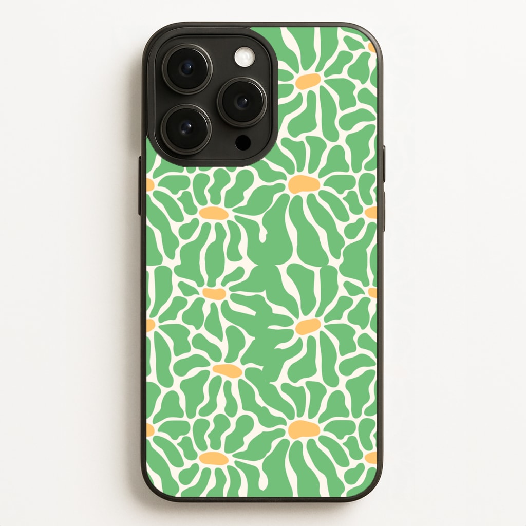 Green Flowers - Summer - Summer Phone Case for iPhone 12 Pro Max