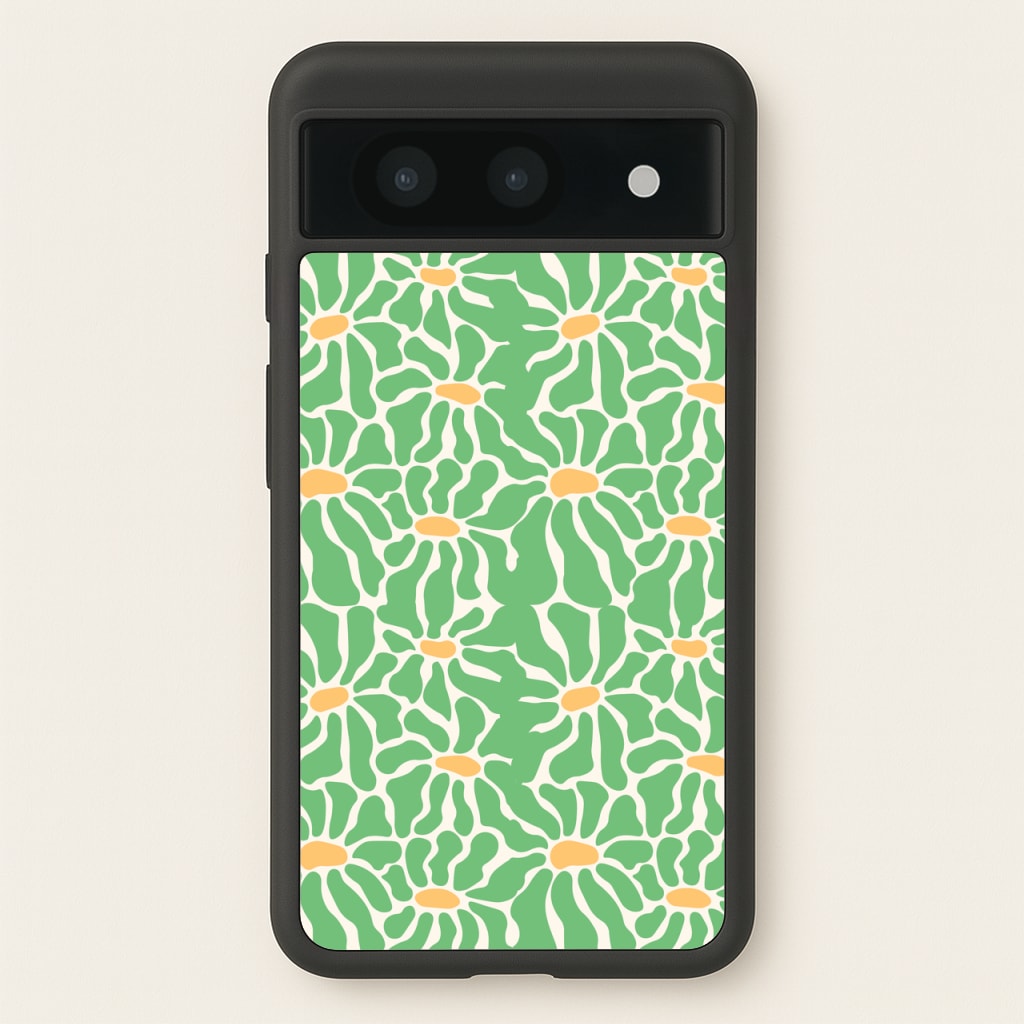 Green Flowers - Summer - Summer Phone Case for Google Pixel 8a