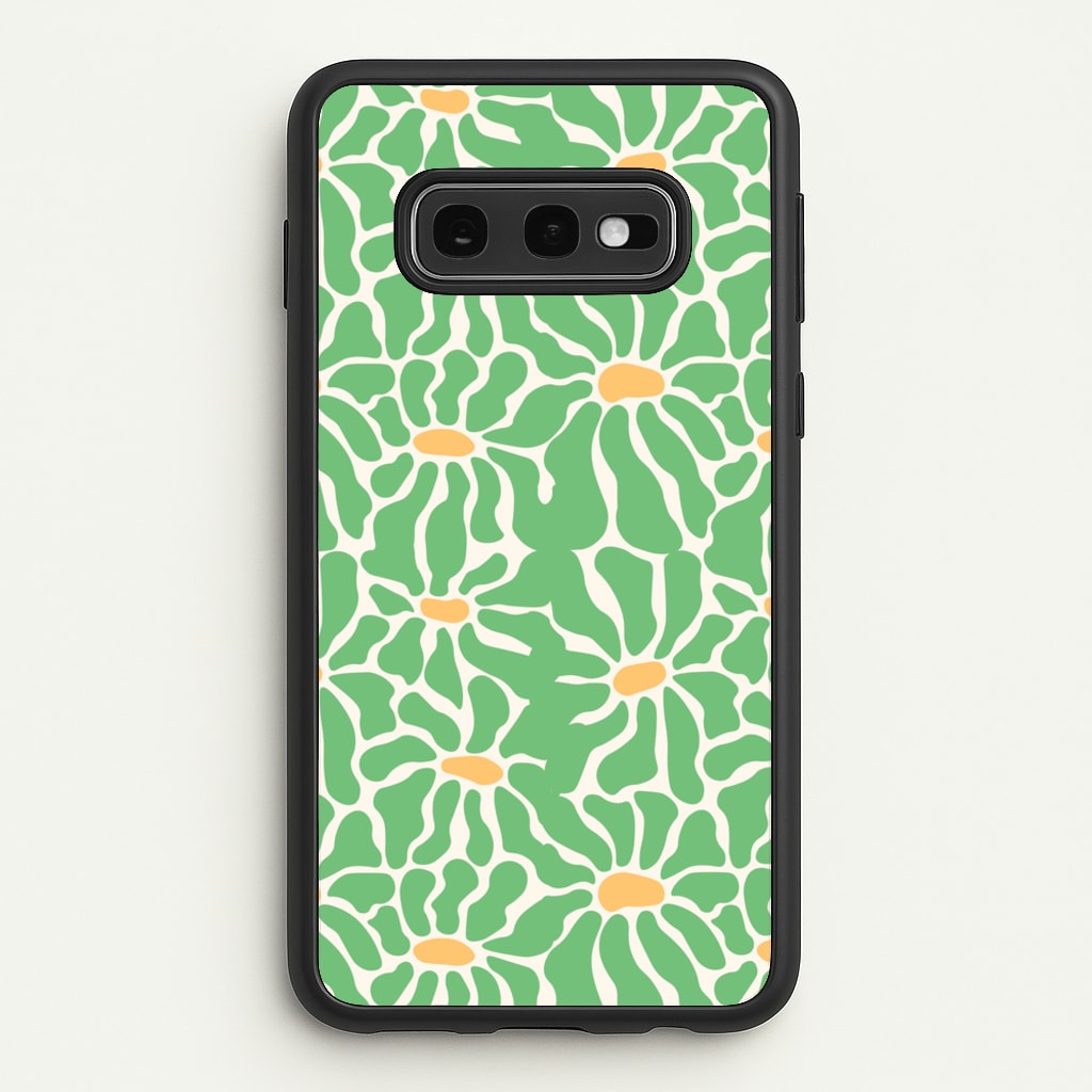 Green Flowers - Summer - Summer Phone Case for Galaxy S10e