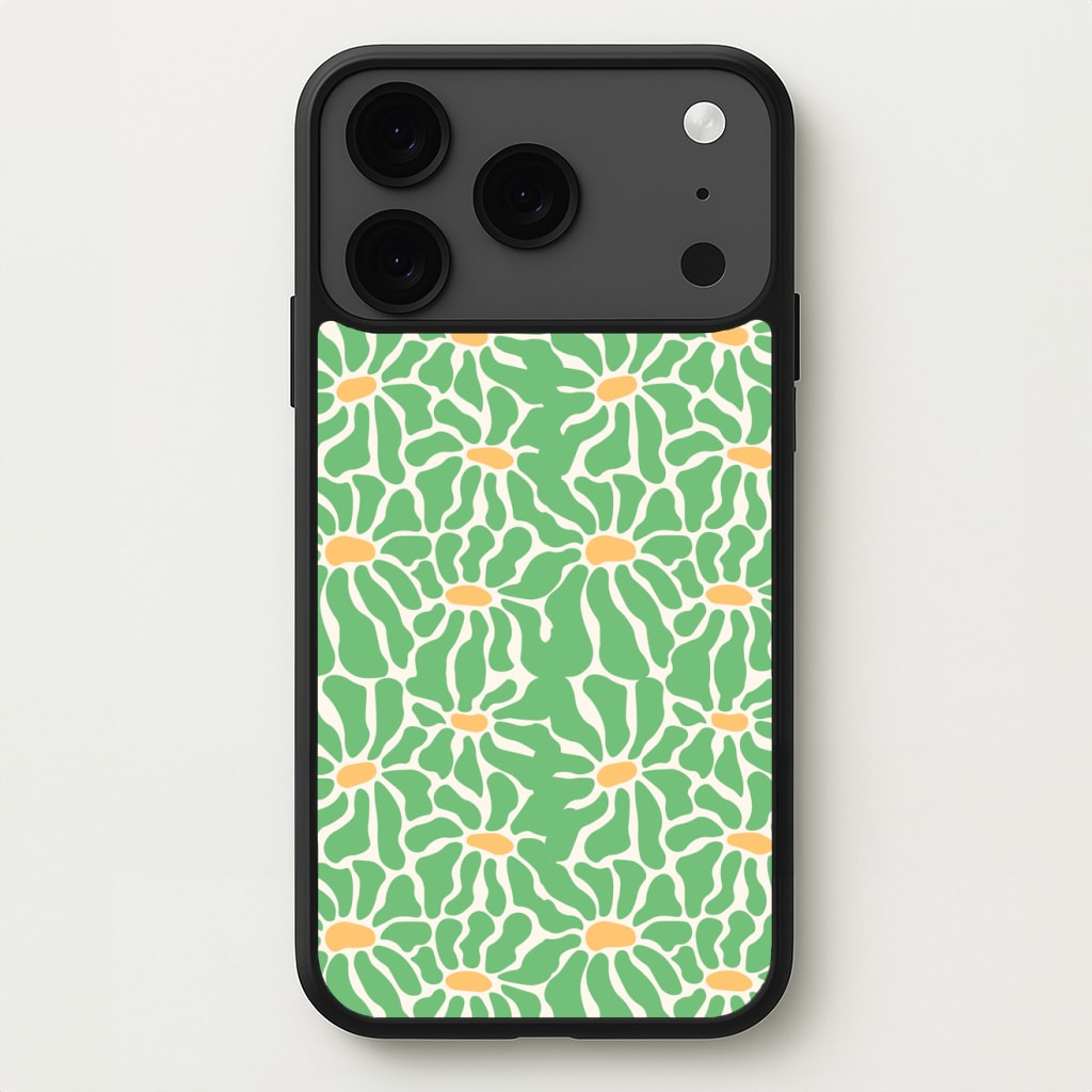 Green Flowers - Summer Phone Case for iPhone 17 Pro Max
