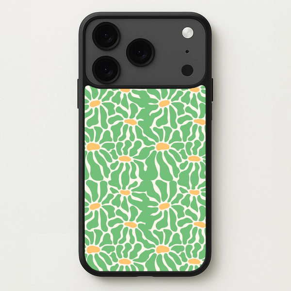 Green Flowers - Summer Phone Case for iPhone 17 Pro