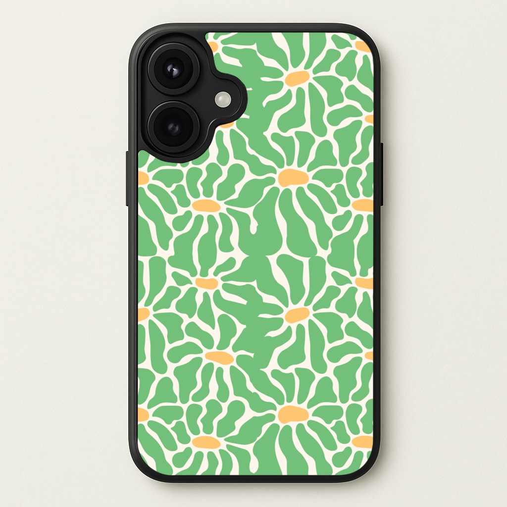 Green Flowers - Summer Phone Case for iPhone 17