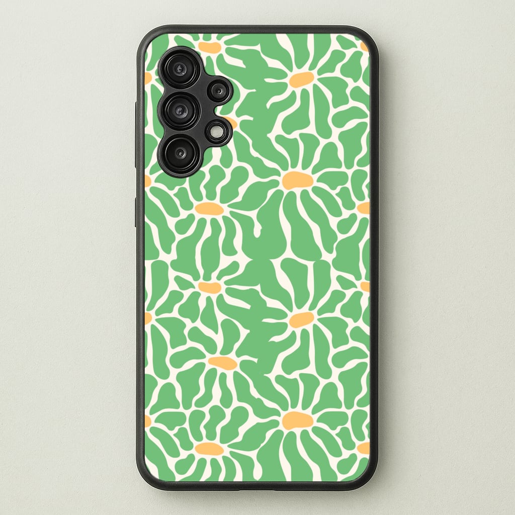 Green Flowers - Summer - Summer Phone Case for Galaxy A13