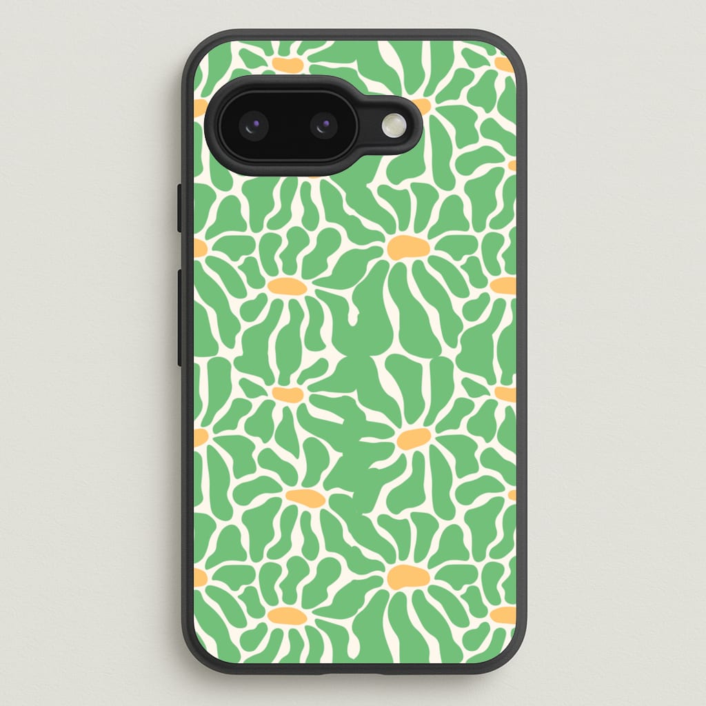 Green Flowers - Summer - Summer Phone Case for Google Pixel 9a