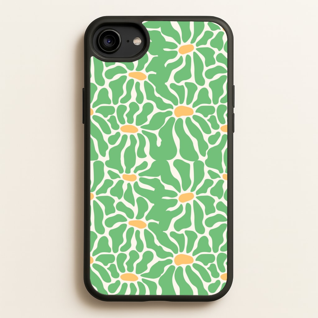 Green Flowers - Summer - Summer Phone Case for iPhone 6 / 7 / 8 / SE
