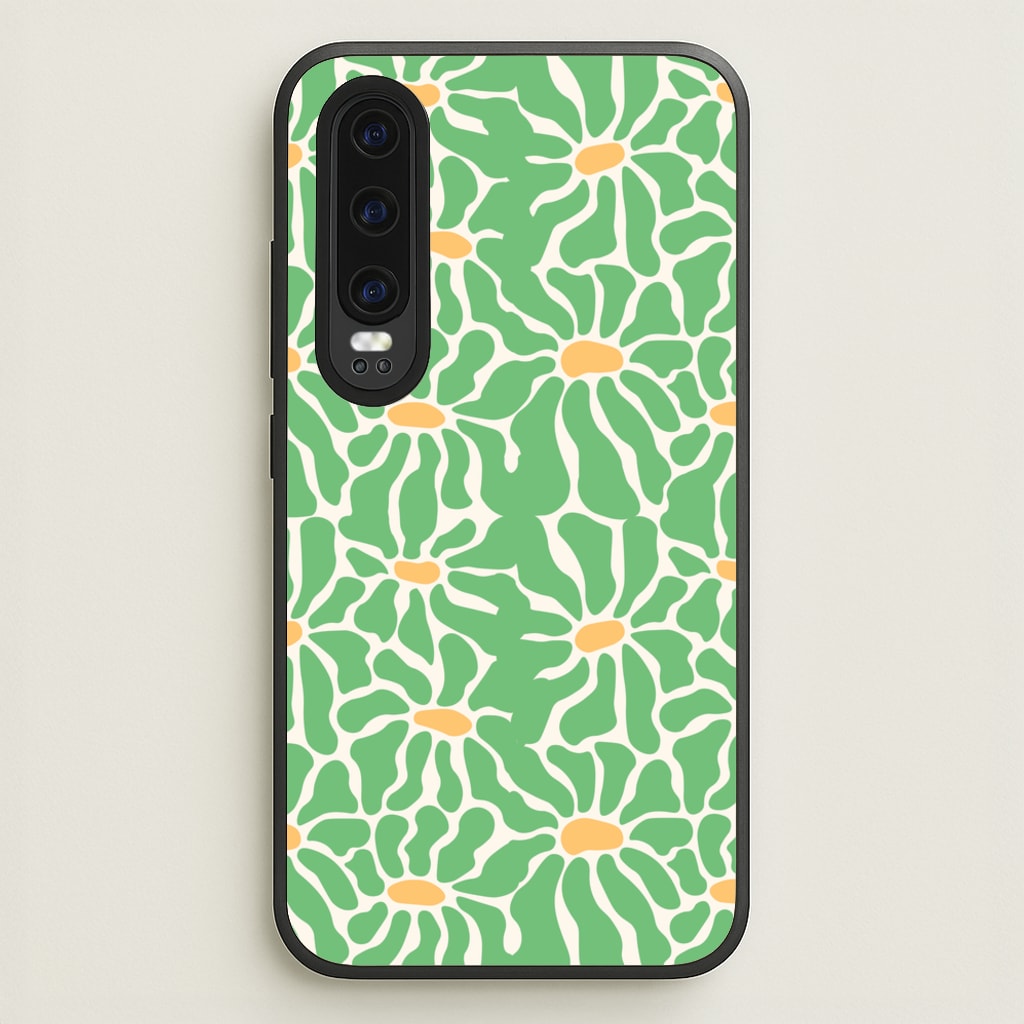 Green Flowers - Summer - Summer Phone Case for Huawei P30