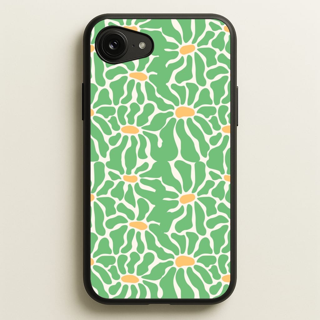 Green Flowers - Summer - Summer Phone Case for iPhone 16e