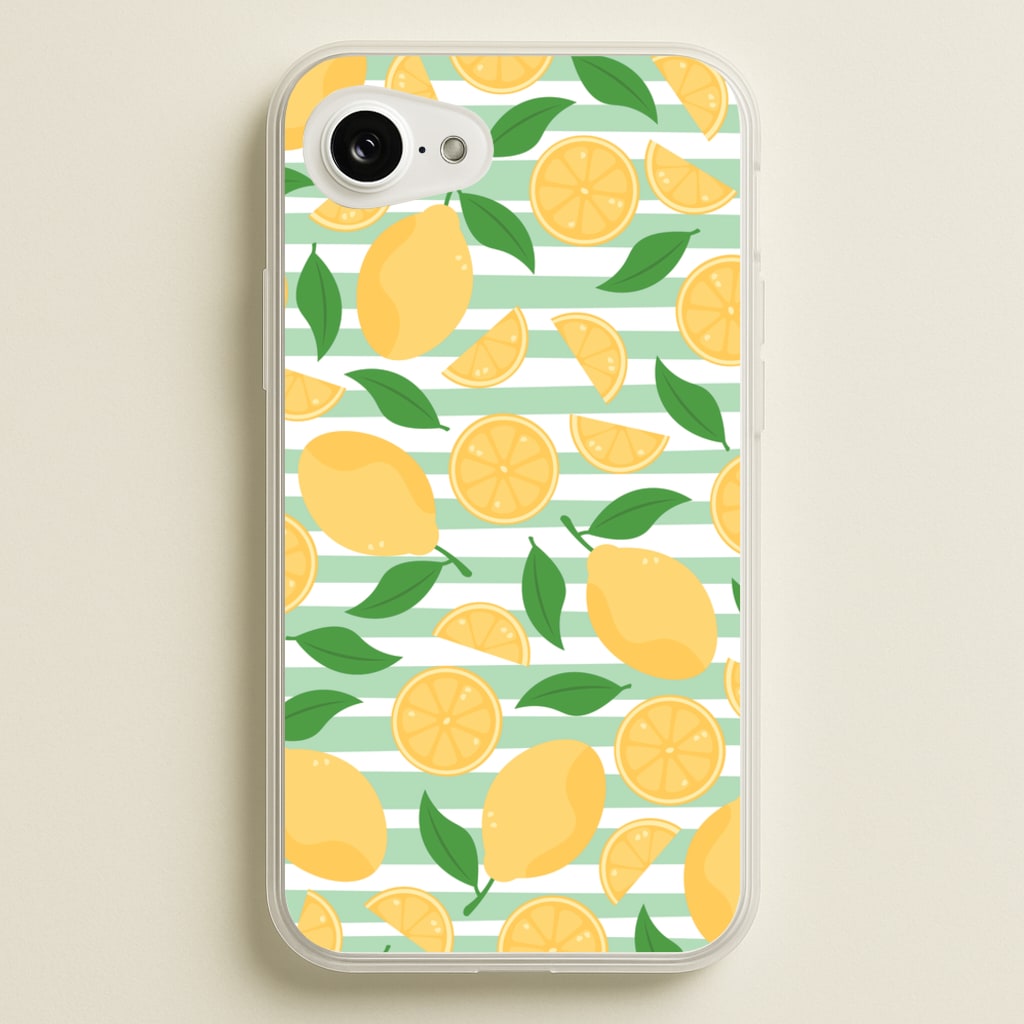 Lemons Pattern - Summer - Summer Phone Case for iPhone 16e