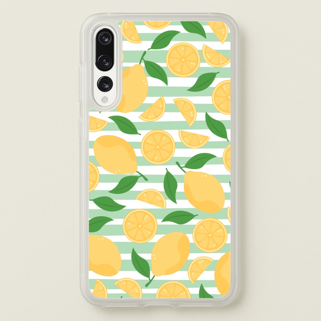 Lemons Pattern - Summer - Summer Phone Case for Huawei P20 Pro