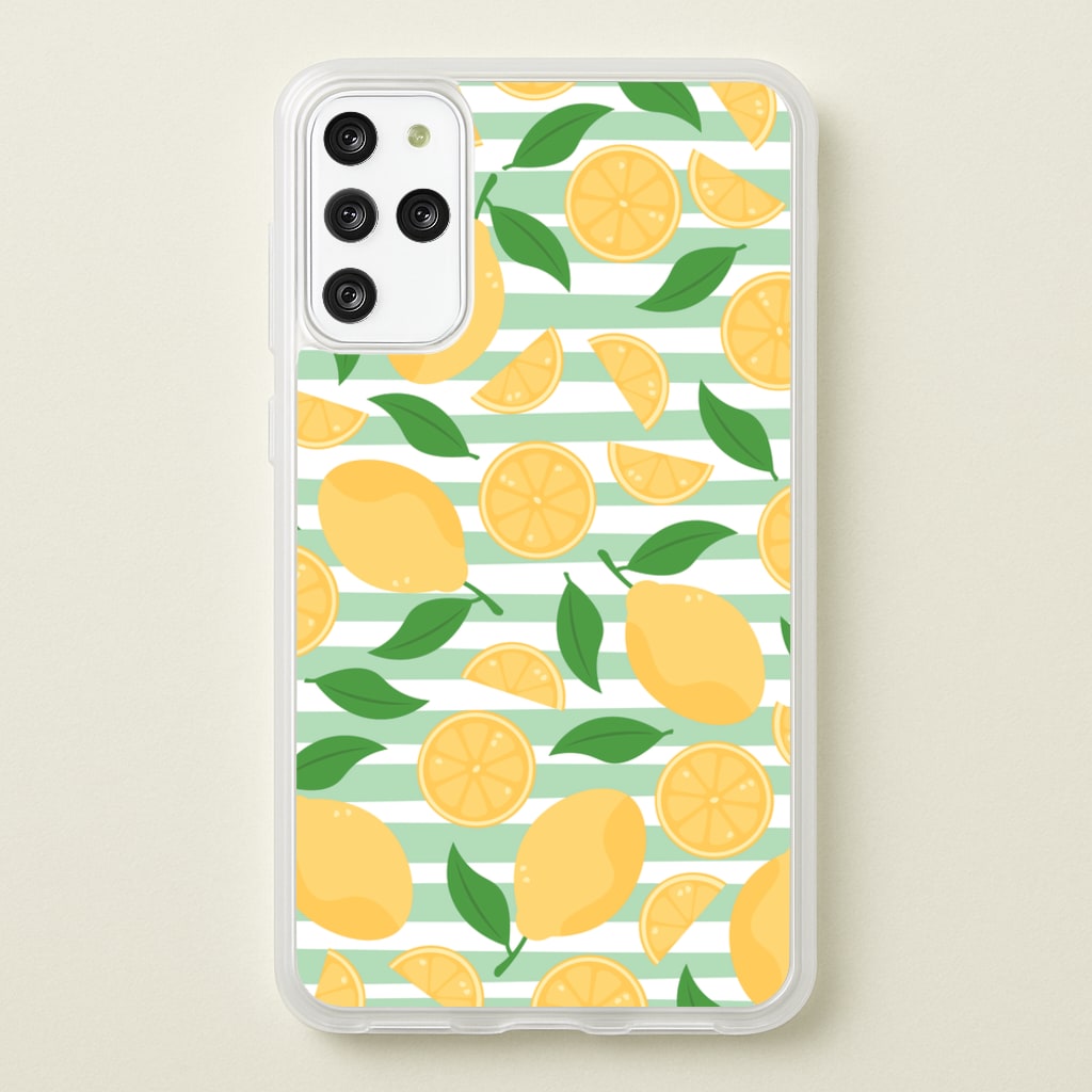 Lemons Pattern - Summer - Summer Phone Case for Galaxy S20 Plus