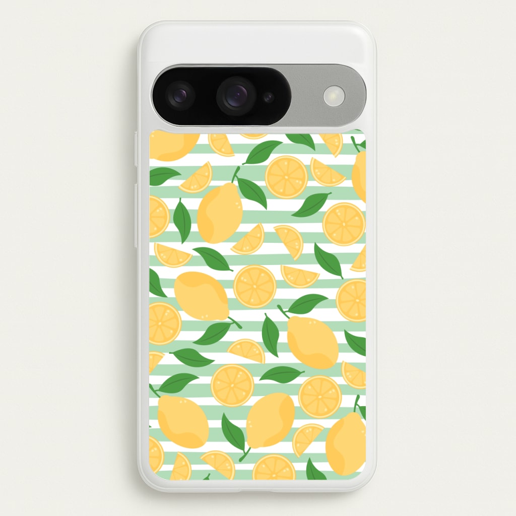 Lemons Pattern - Summer Phone Case for Google Pixel 10 / 10 Pro