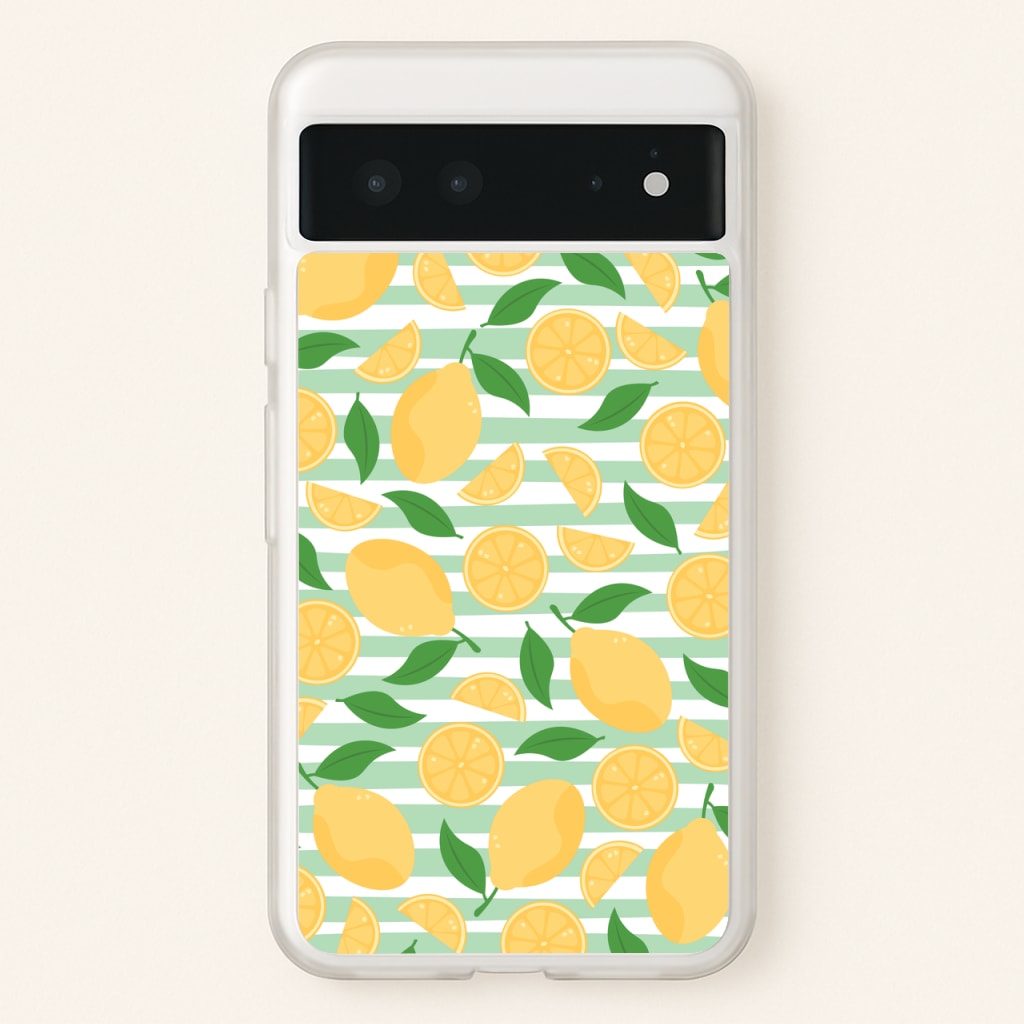 Lemons Pattern - Summer - Summer Phone Case for Google Pixel 6