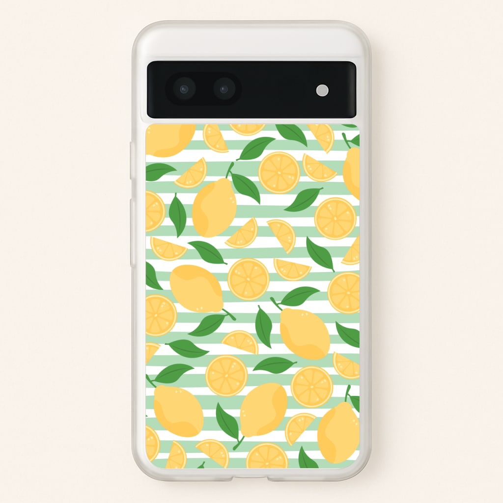 Lemons Pattern - Summer - Summer Phone Case for Google Pixel 6a