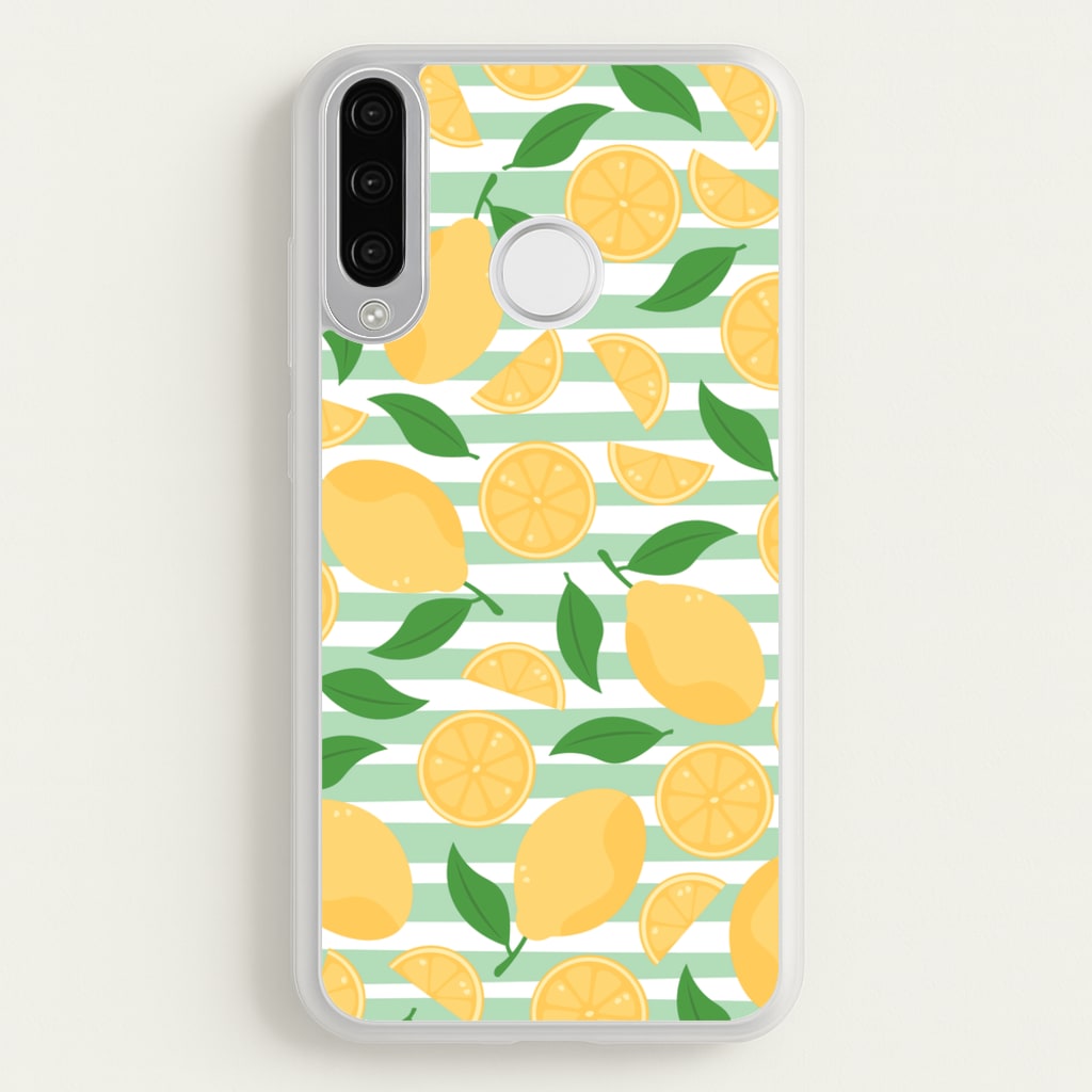Lemons Pattern - Summer - Summer Phone Case for Huawei P30 Lite